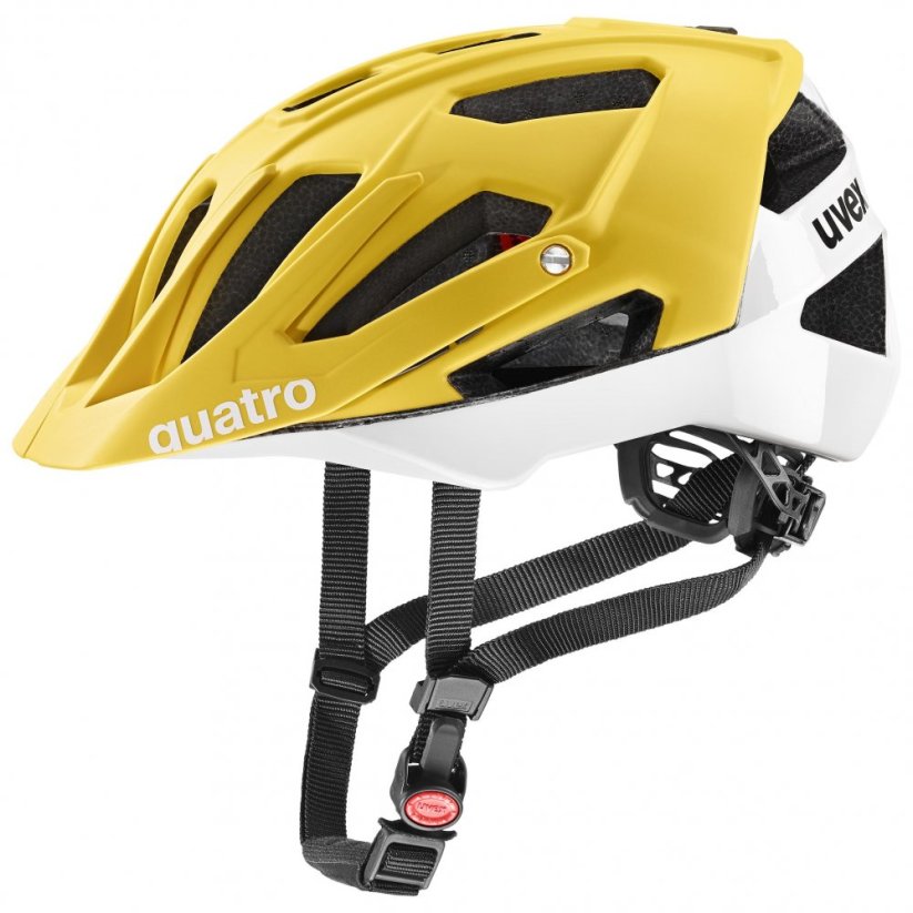 cyklistická helma uvex quatro cc sunbee-white - Velikost: L (56-61 cm)
