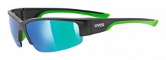sportovní brýle uvex sportstyle 215 black mat green