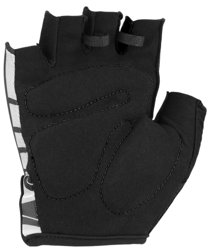 cyklistické rukavice KinetiXx Locke black printed - Velikost: 5