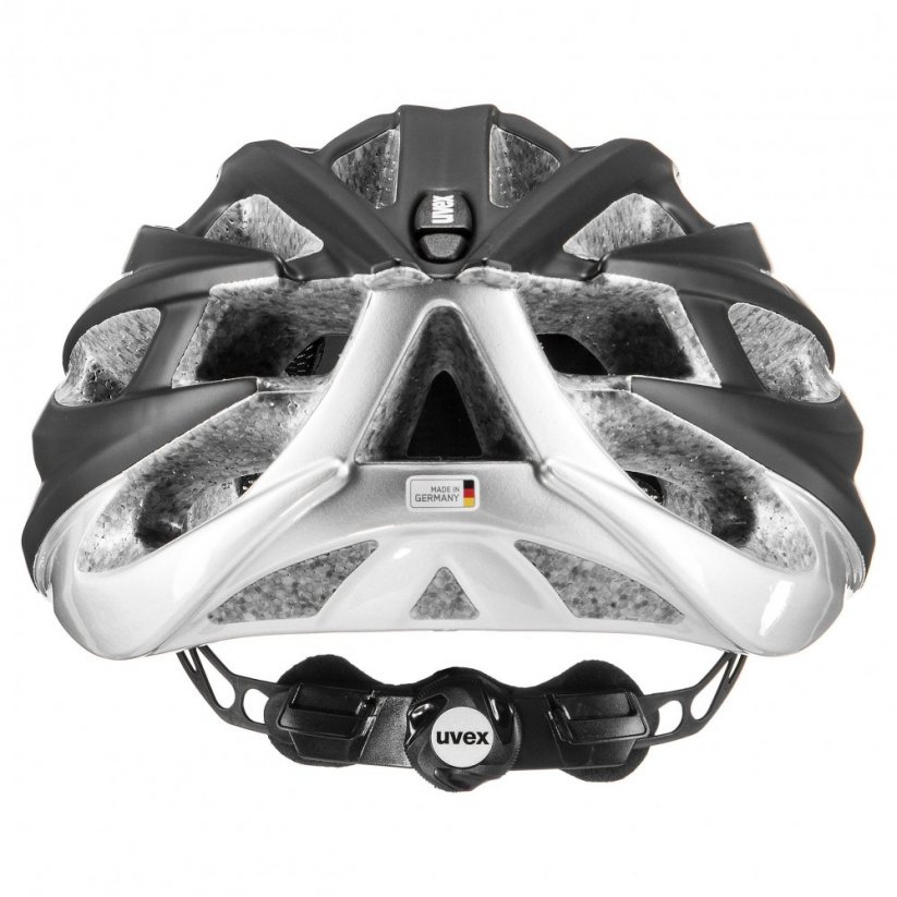 cyklistická helma uvex oversize black mat-silver