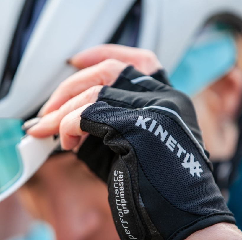 cyklistické rukavice KinetiXx Loreto black