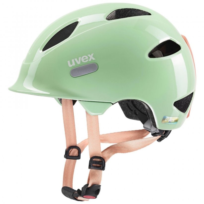 dětská cyklistická helma uvex oyo mint - peach