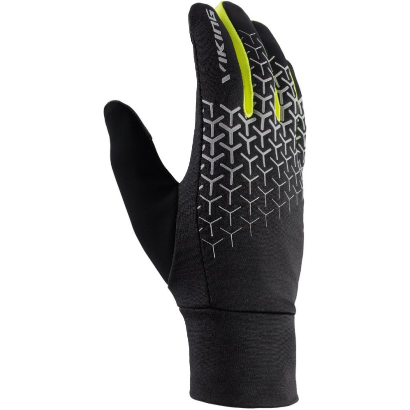 rukavice viking Orton black yellow - Veľkosť: 6