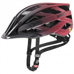 cyklistická helma uvex i-vo cc MIPS black-red matt