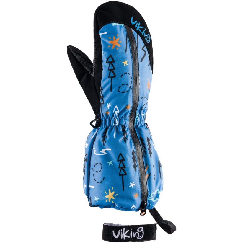 lyžiarske rukavice viking Snoppy blue