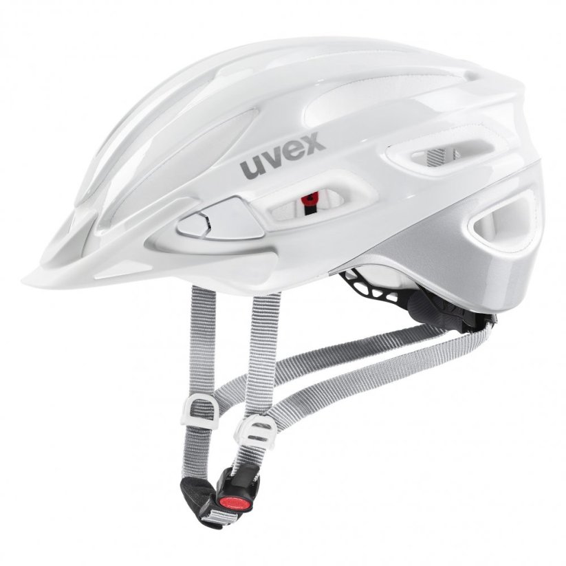 cyklistická helma uvex true white-silver - Velikost: L (57-60 cm)