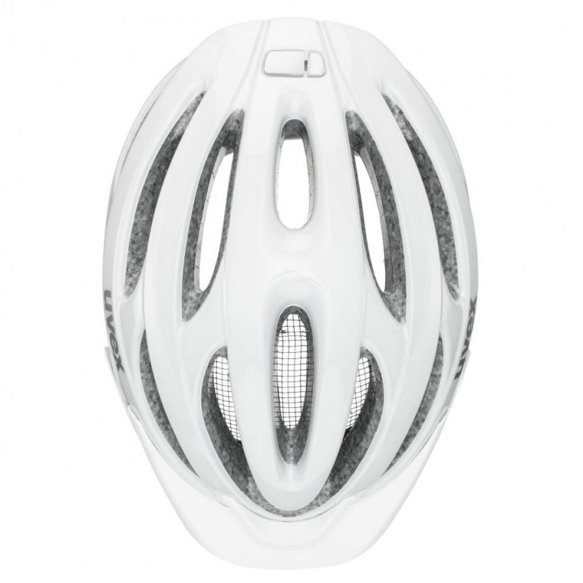 cyklistická helma uvex true white-grey