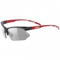 športové okuliare uvex sportstyle 802 V black red white