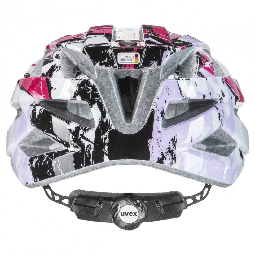 cyklistická helma uvex air wing white-pink - Velikost: L (56-60 cm)