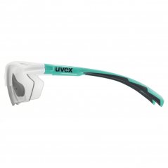 športové okuliare uvex sportstyle 802 V small white mint mat