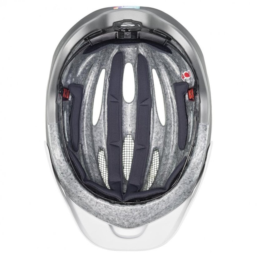 cyklistická helma uvex true cc white-grey WE - Velikost: M (55-58 cm)