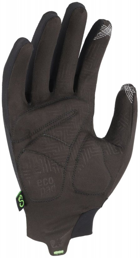 cyklistické rukavice KinetiXx Lovino C2G black - Velikost: 10