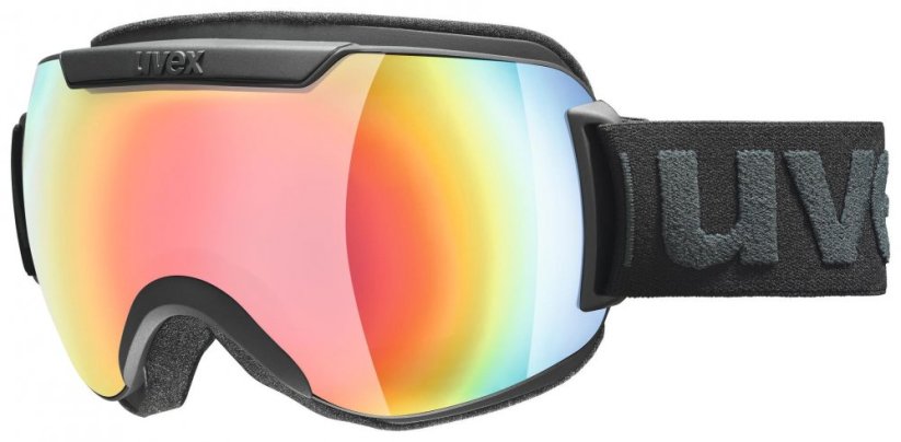 lyžařské brýle uvex downhill 2000 FM black mat rainbow