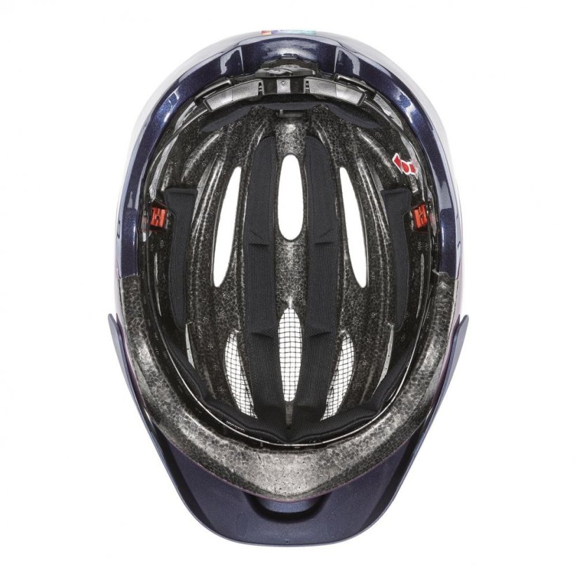 cyklistická helma uvex true plum-deep space - Velikost: M (55-58 cm)