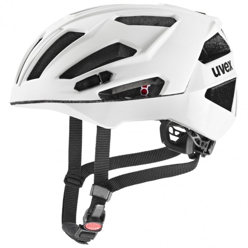 cyklistická helma uvex gravel x white mat - Velikost: L (57-60 cm)