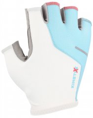 cyklistické rukavice KinetiXx Laron C2G white/turquoise