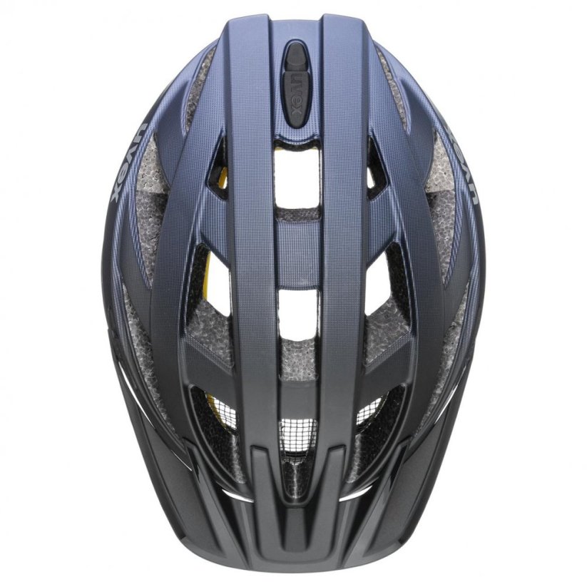 cyklistická helma uvex i-vo cc MIPS midnight-silver matt - Velikost: L (56-60 cm)