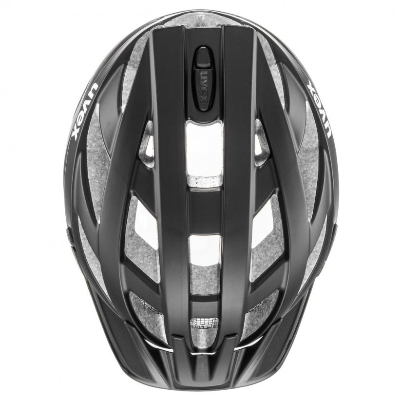 cyklistická helma uvex i-vo cc black mat