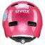 dětská cyklistická helma uvex kid 3 pink flower