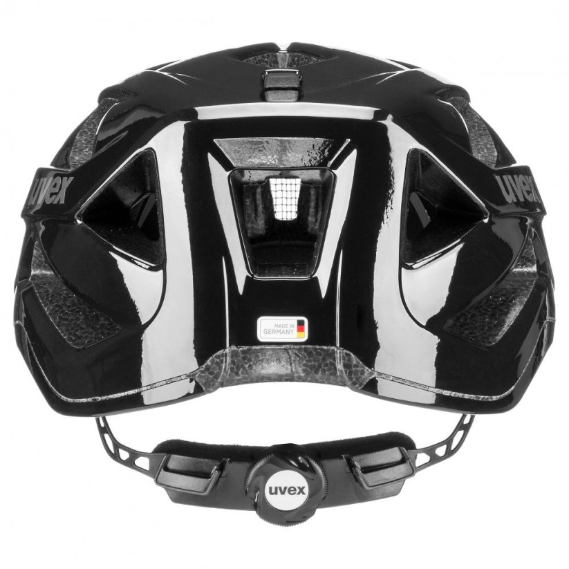 cyklistická helma uvex active black shiny - Velikost: L (56-60 cm)