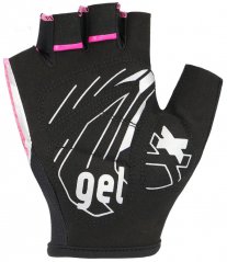 cyklistické rukavice KinetiXx Luisa pink melange
