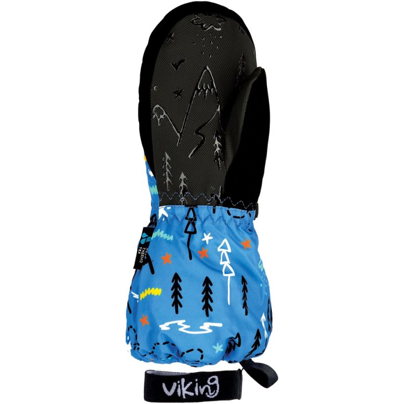 lyžařské rukavice viking Snoppy blue