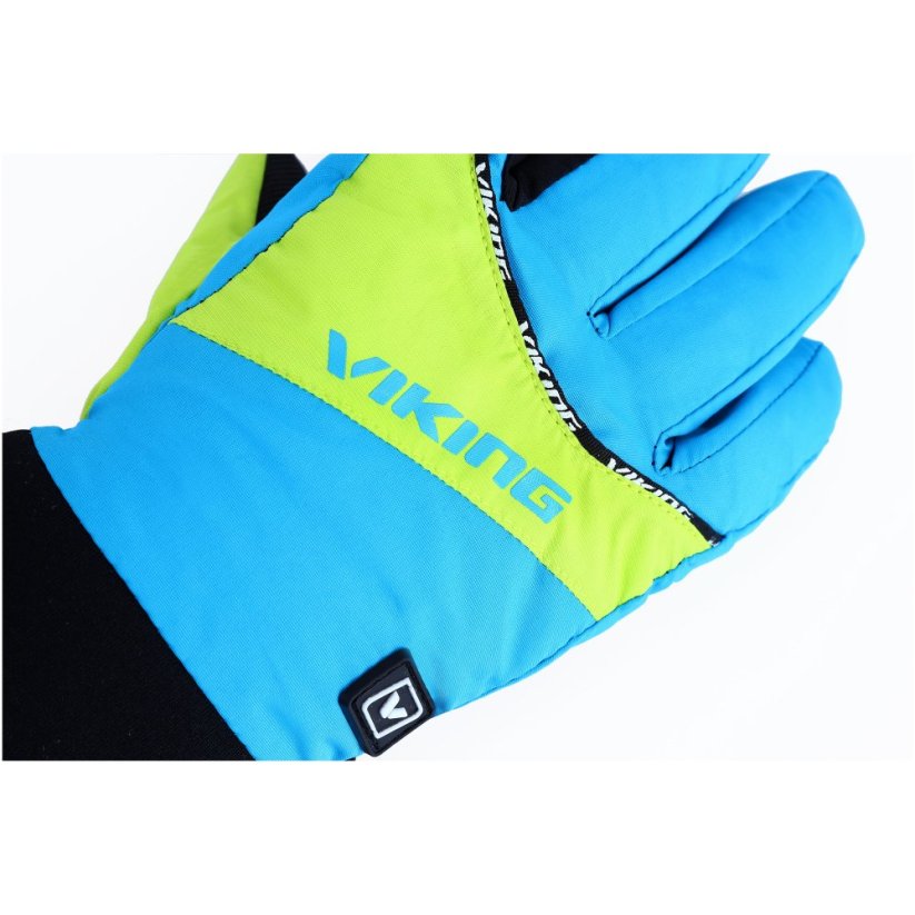 lyžařské rukavice viking Fin blue yellow