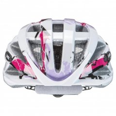 cyklistická helma uvex air wing white-pink