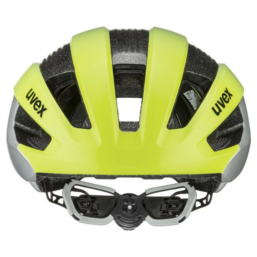 cyklistická helma uvex rise  cc Tocsen yellow-silver mat