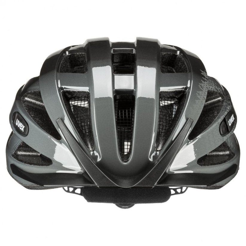 cyklistická helma uvex air wing grey-black
