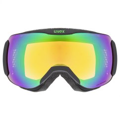 lyžařské brýle uvex downhill 2100 CV black mat green S2