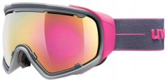 lyžiarske okuliare uvex JAKK sphere grey-pink mat S2
