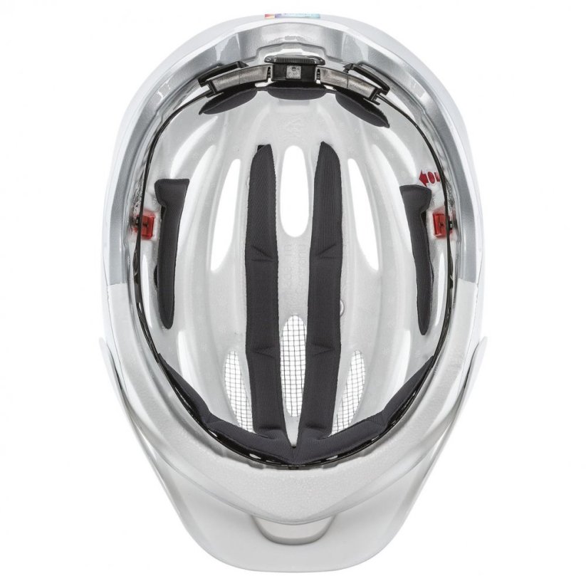 cyklistická helma uvex true white-silver