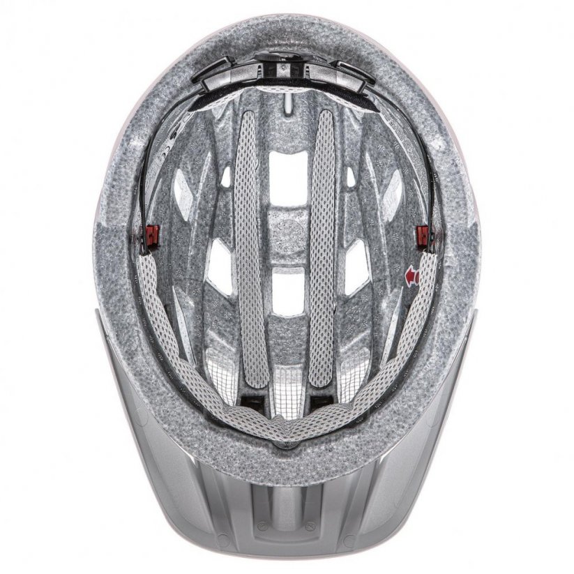cyklistická helma uvex i-vo cc grey-rose mat