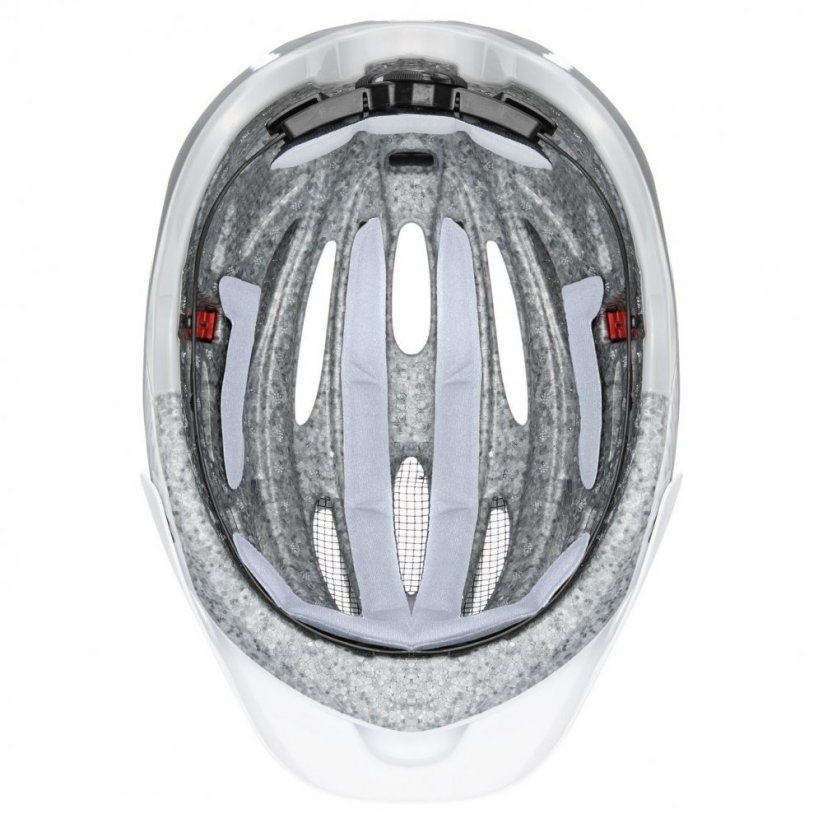 cyklistická helma uvex true white-grey - Velikost: M (55-58 cm)