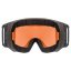 lyžařské brýle uvex athletic CV black mat orange S2