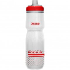 cyklistická termo fľaša CamelBak Podium® Chill™ 710ml clear red