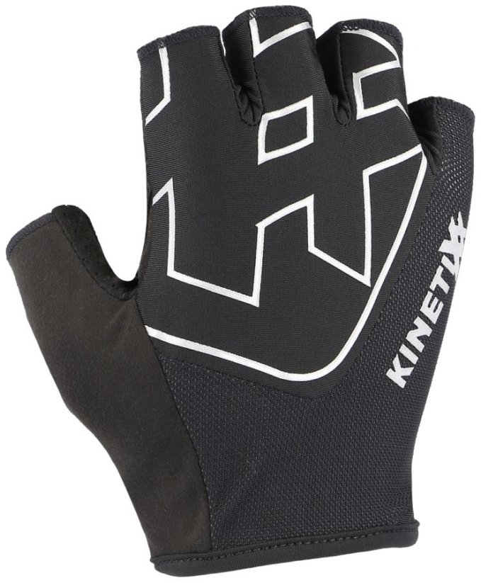 cyklistické rukavice KinetiXx Loreto black - Velikost: 7