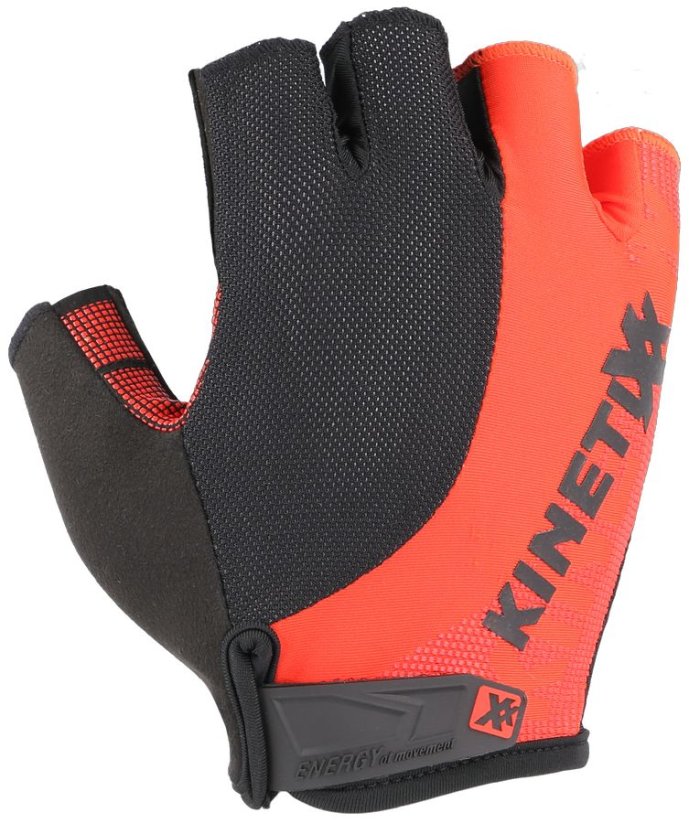 cyklistické rukavice KinetiXx Lonny red - Velikost: 8