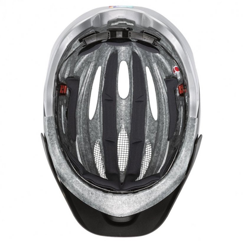 cyklistická helma uvex true black-silver - Velikost: S (52-56 cm)