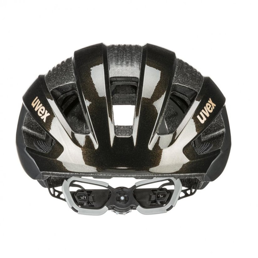 cyklistická helma uvex rise cc black goldflakes WE - Velikost: L (56-59 cm)