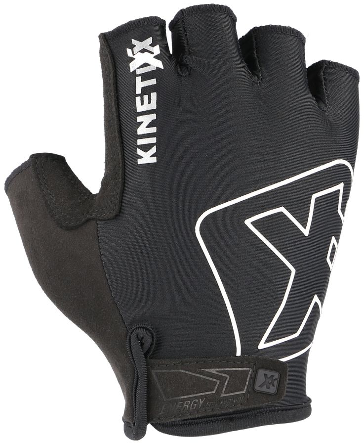 cyklistické rukavice KinetiXx Lou black/white 8